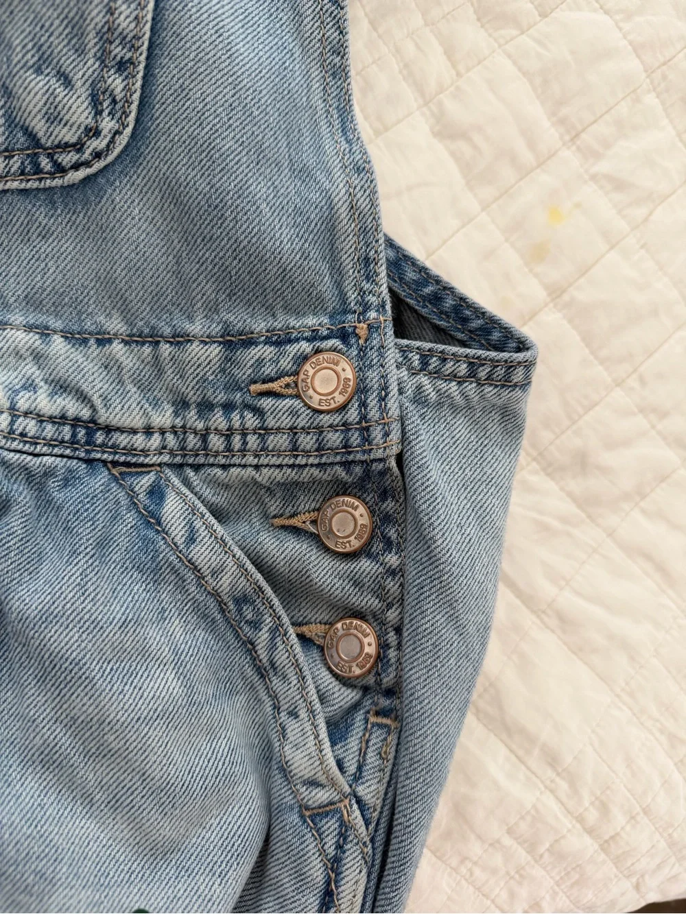 GAP Light Blue Denim Kids Overalls
